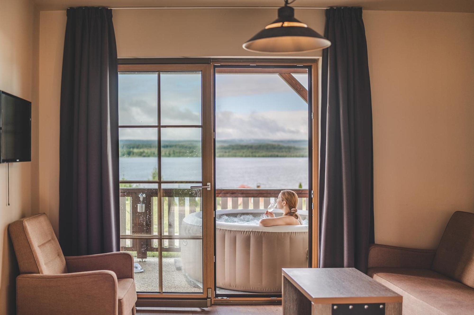 Hotel Resort Relax Dolni Vltavice ภายนอก รูปภาพ